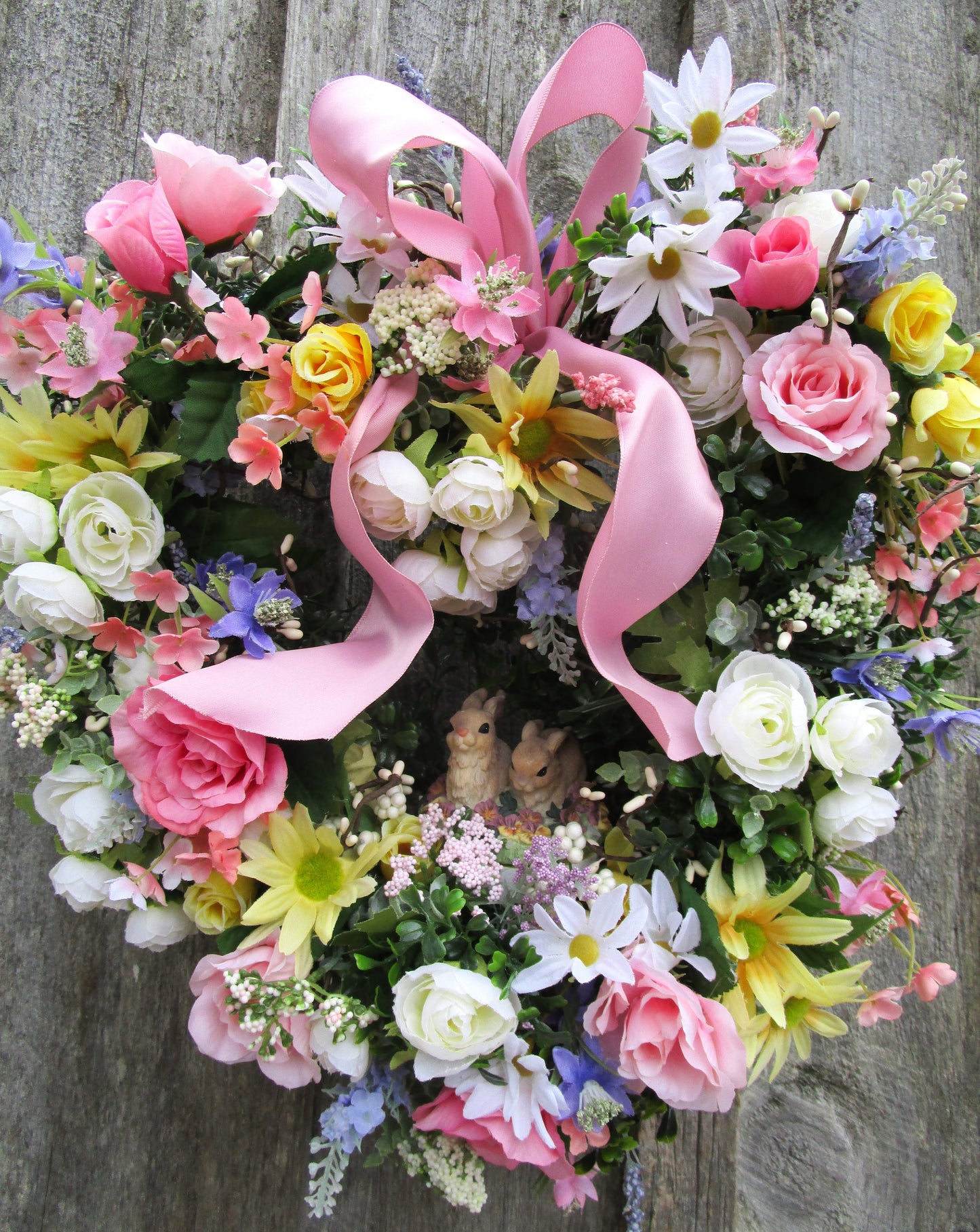 Sweetheart Bunny Wreath