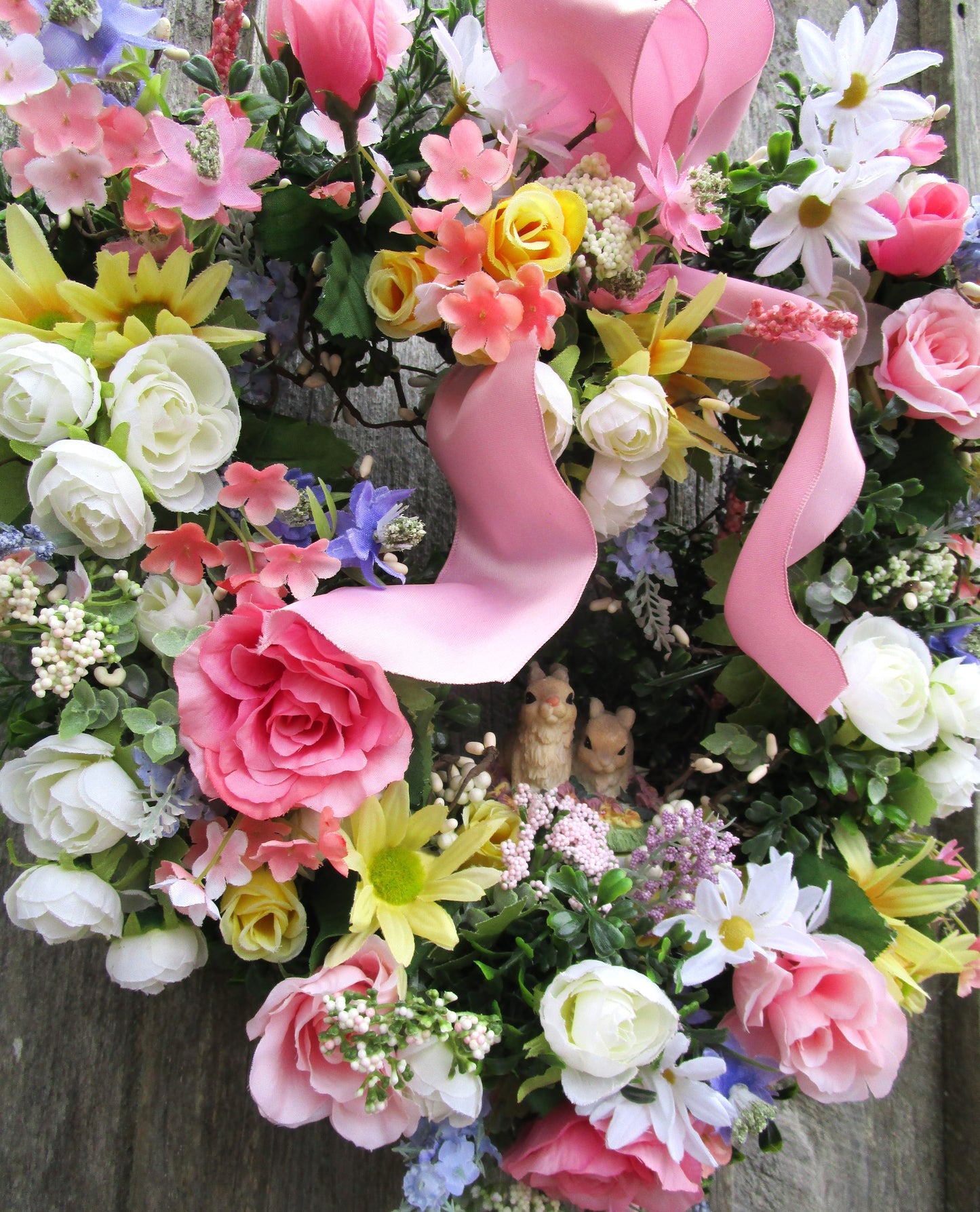 Sweetheart Bunny Wreath