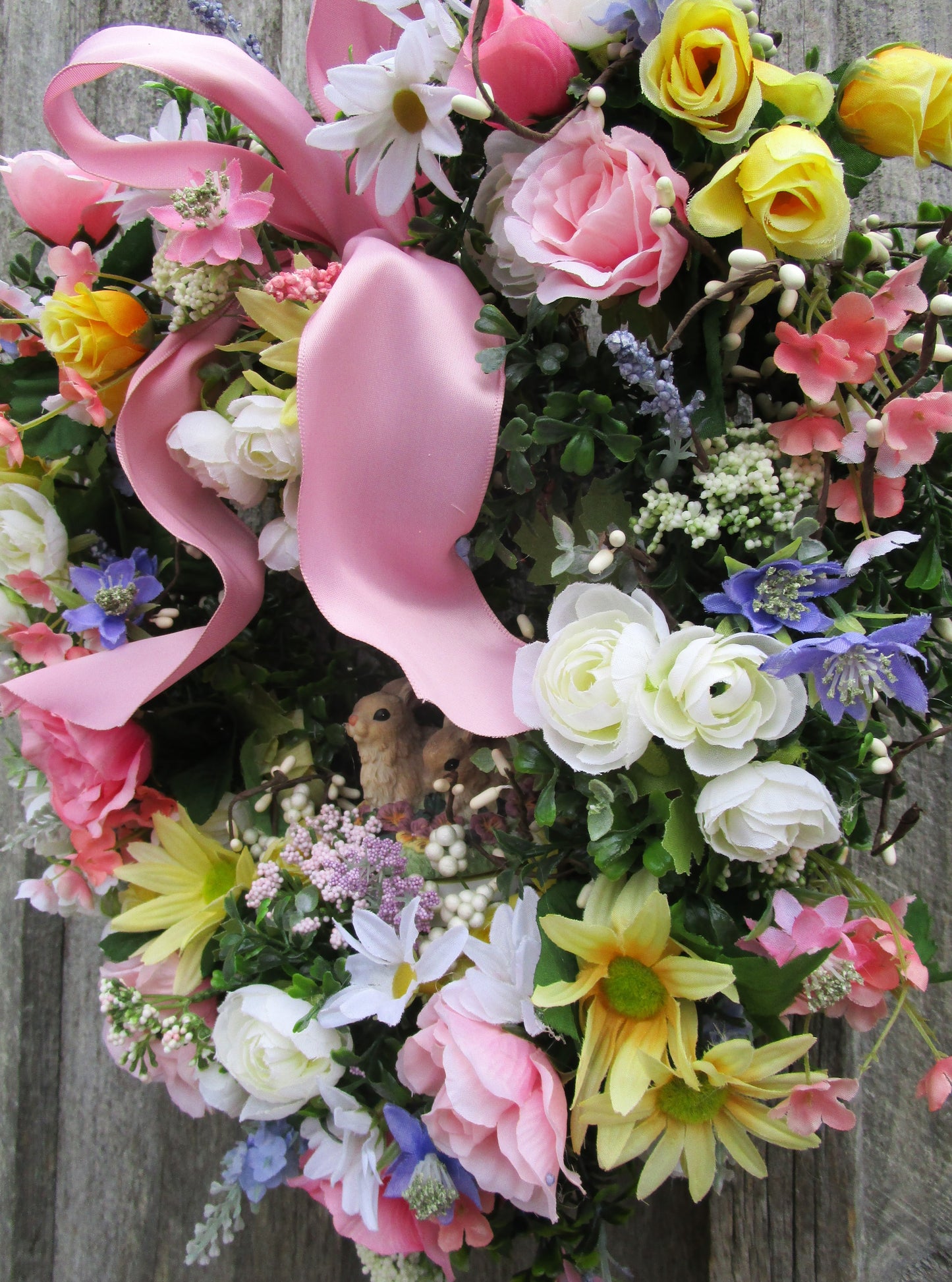 Sweetheart Bunny Wreath