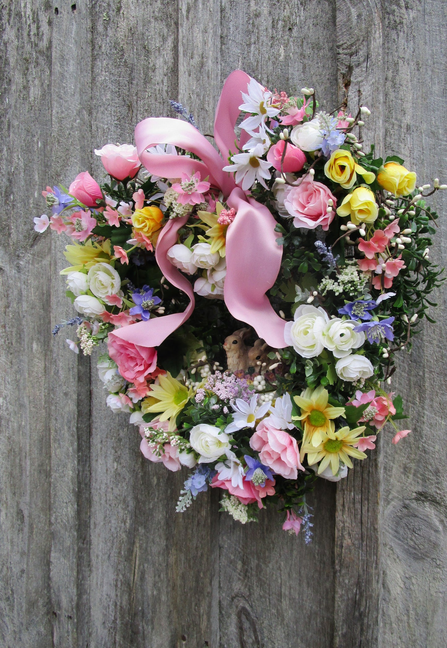 Sweetheart Bunny Wreath