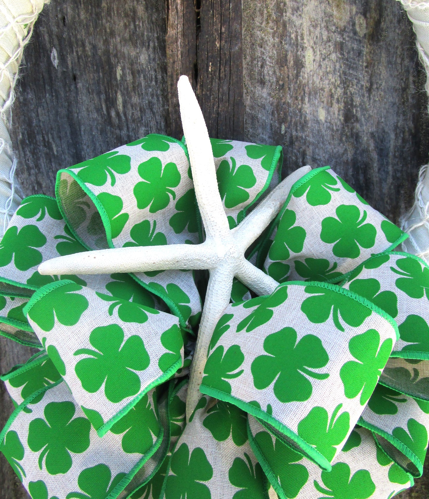 Beach Cottage Clover Wreath