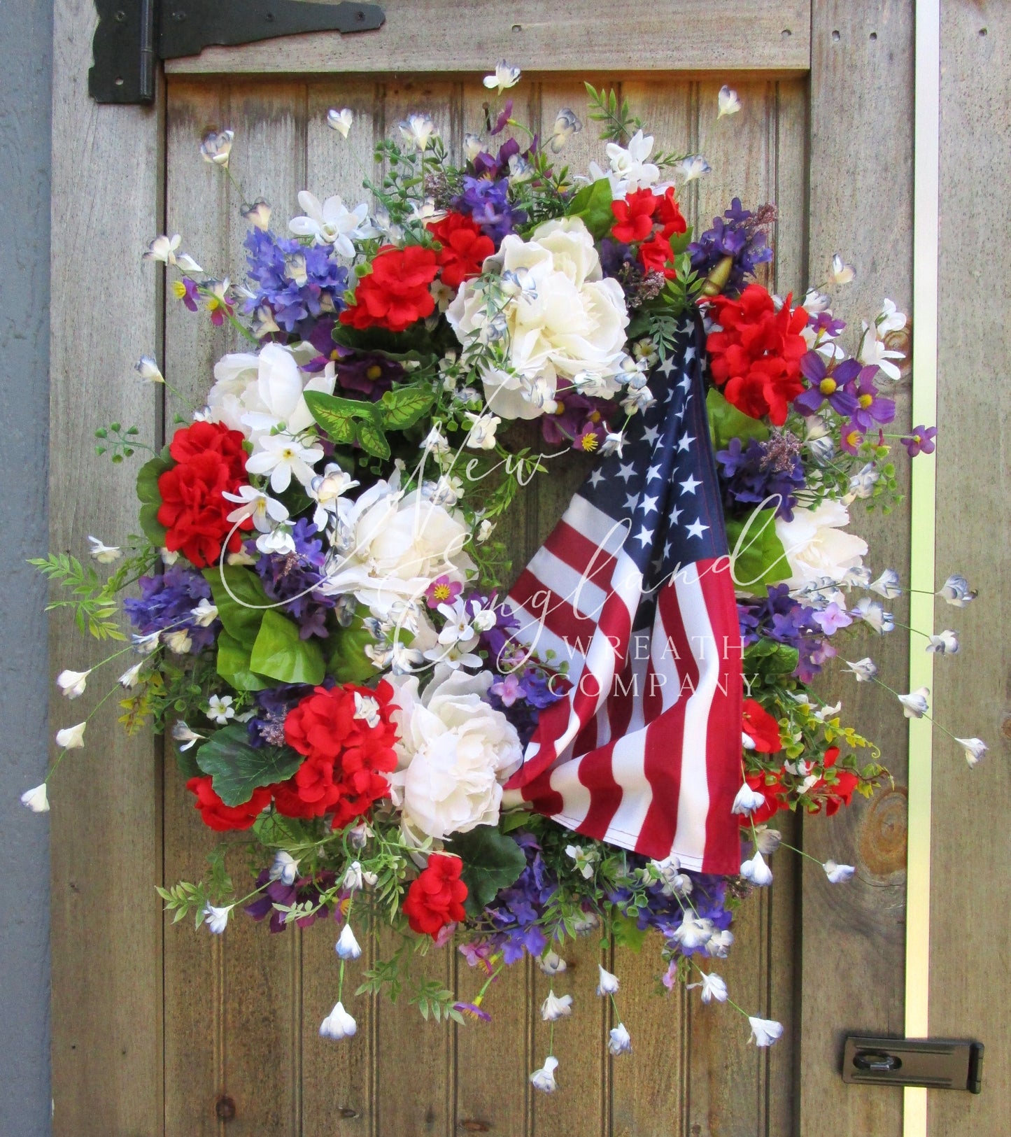 Summer on the Cape Patriotic Wreath