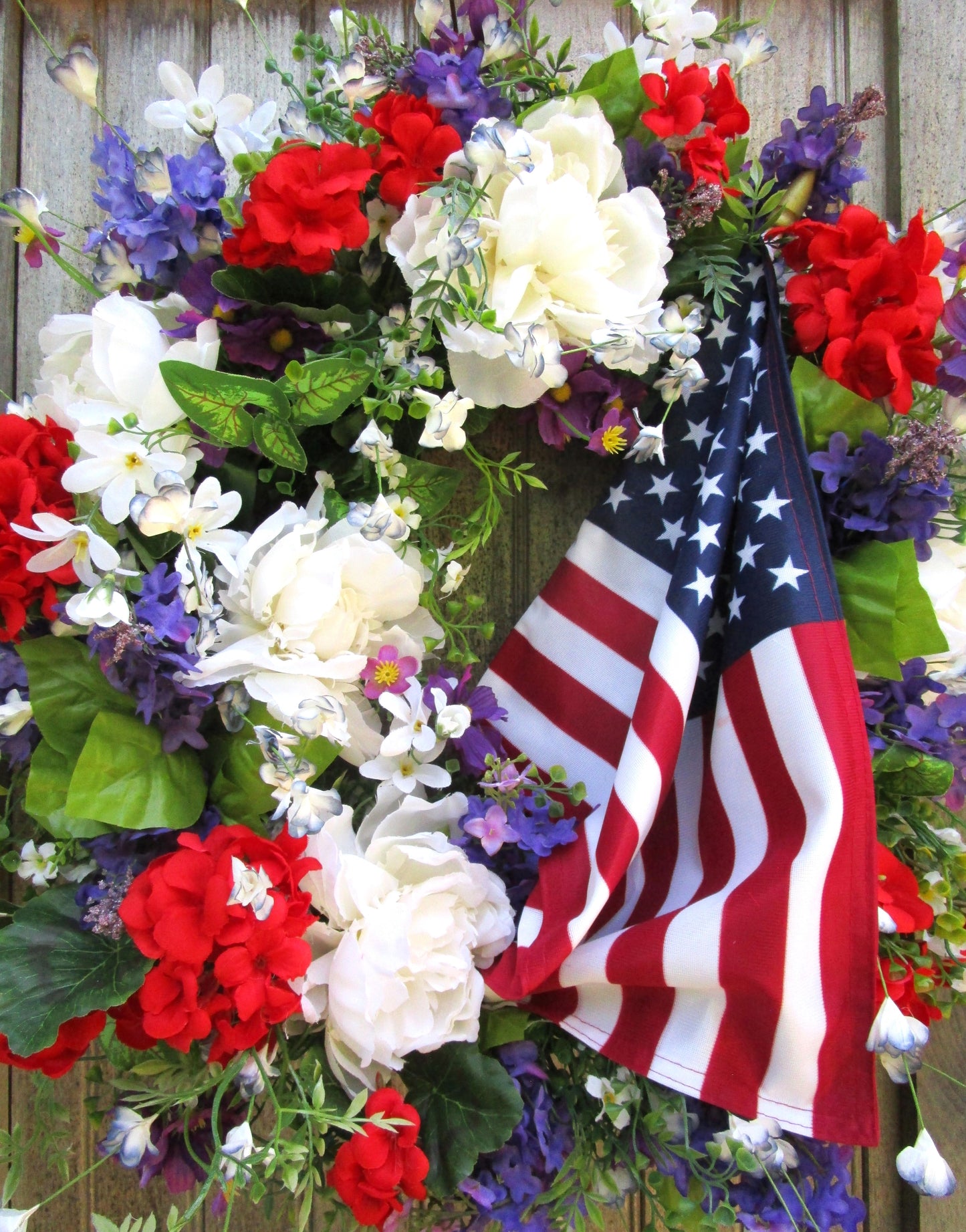 Summer on the Cape Patriotic Wreath