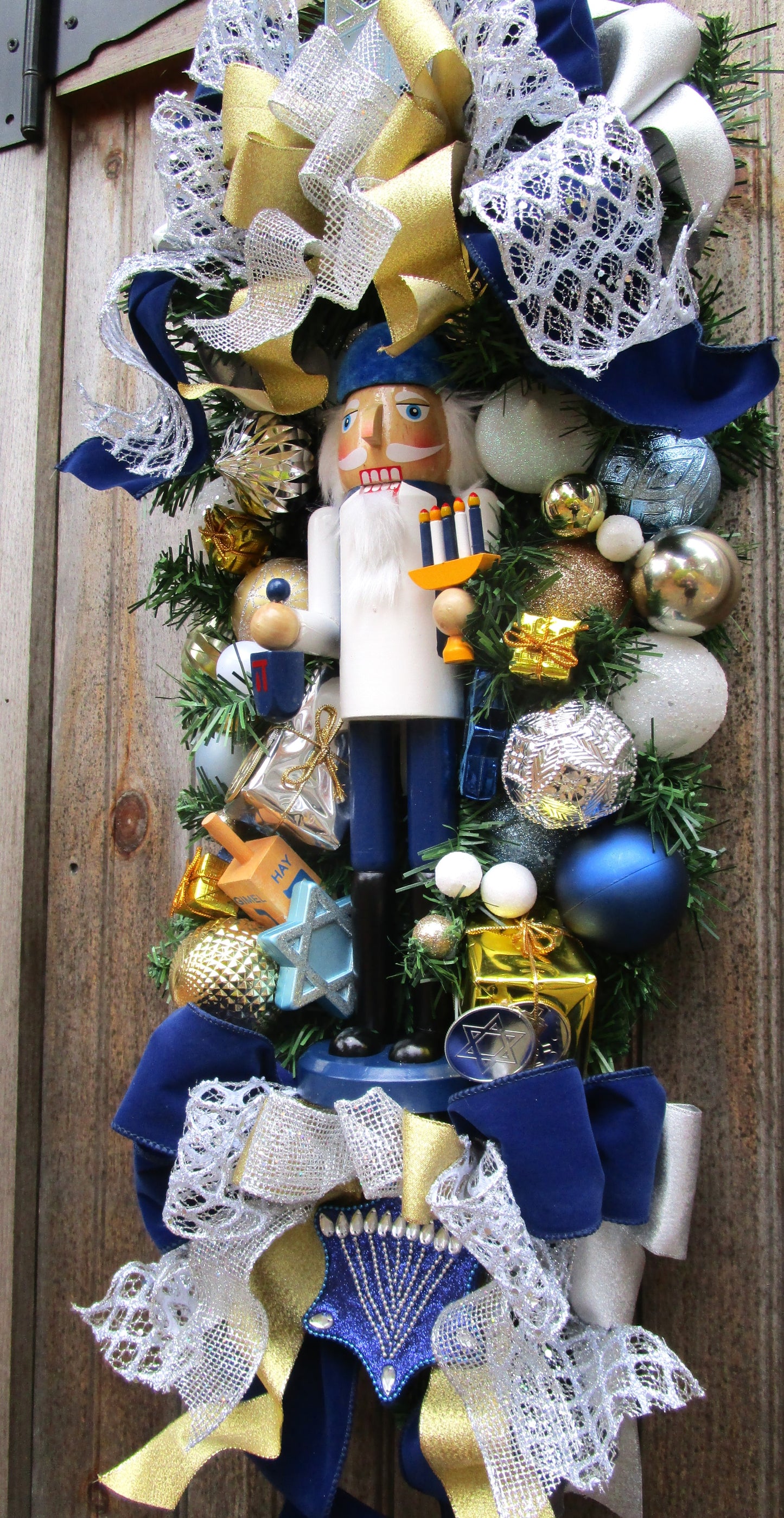 Hanukkah Nutcracker Swag